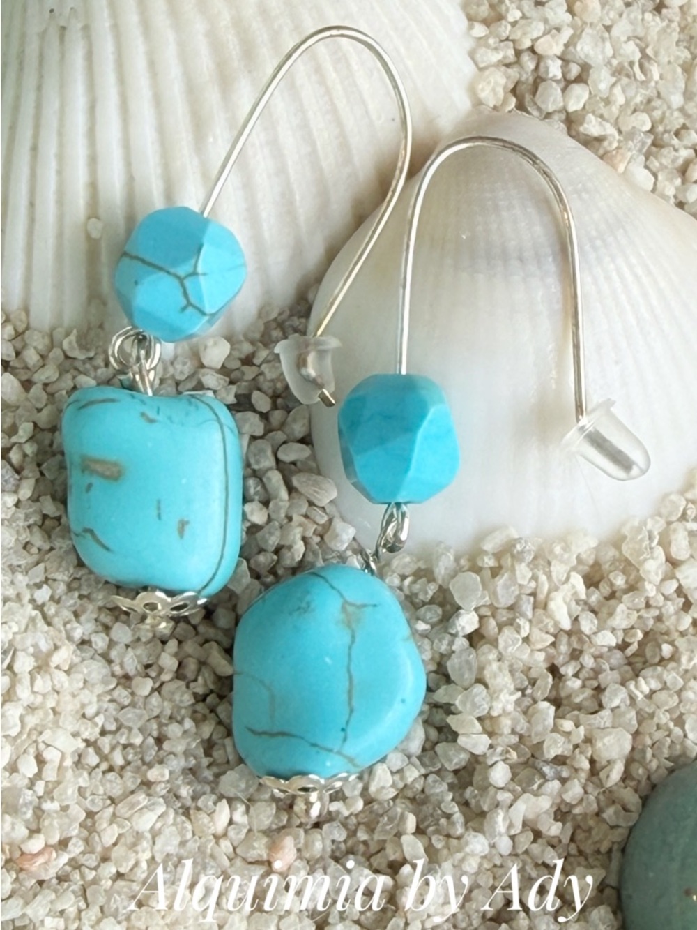 Alquimia Bright Turquoise Dangle Earrings